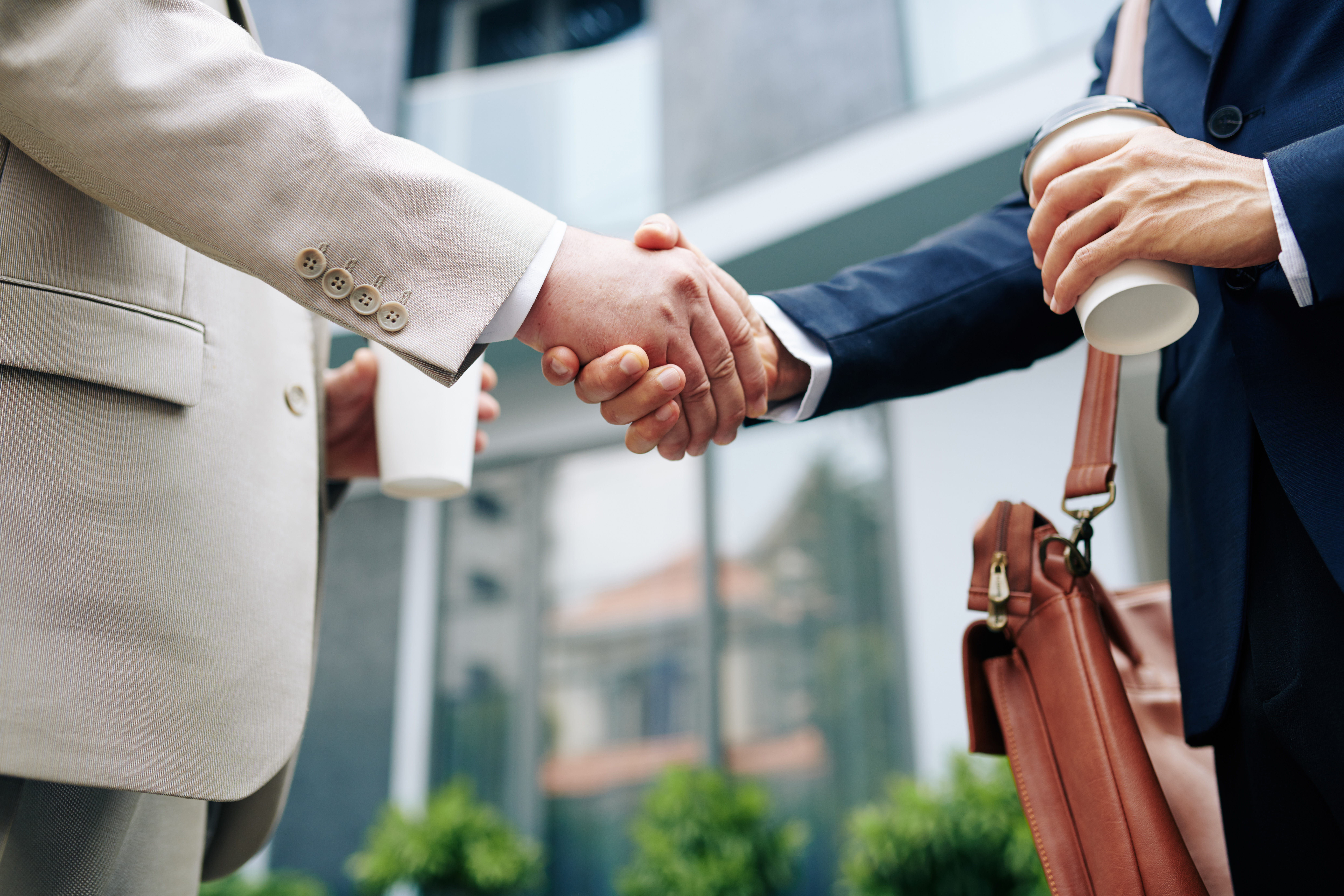 Two women in a meeting